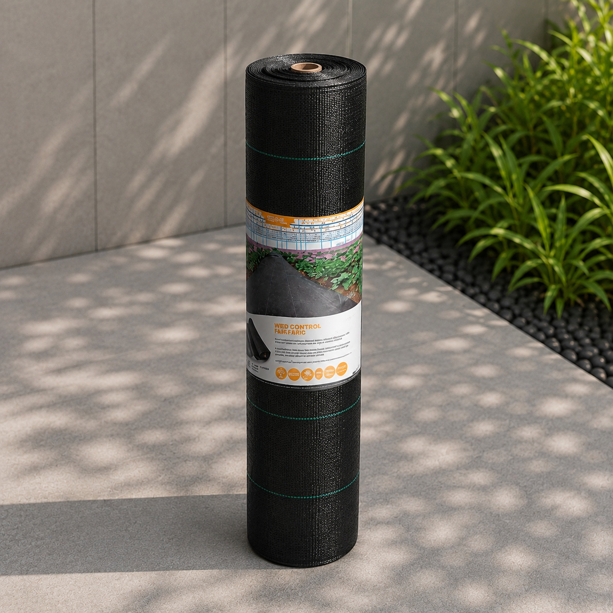 4x Unkrautvlies Gartenvlies 10m Schwarz UV-stabilisiert Unkrautschutzvlies
