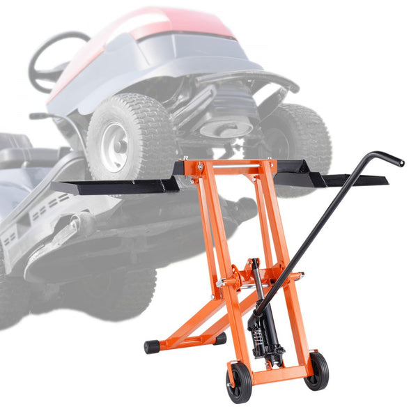 Rasenmäherlift Hydraulisch 225kg Tragkraft Wagenheber Aufsitzmäher Heber Kfz