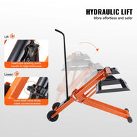 Rasenmäherlift Hydraulisch 225kg Tragkraft Wagenheber Aufsitzmäher Heber Kfz