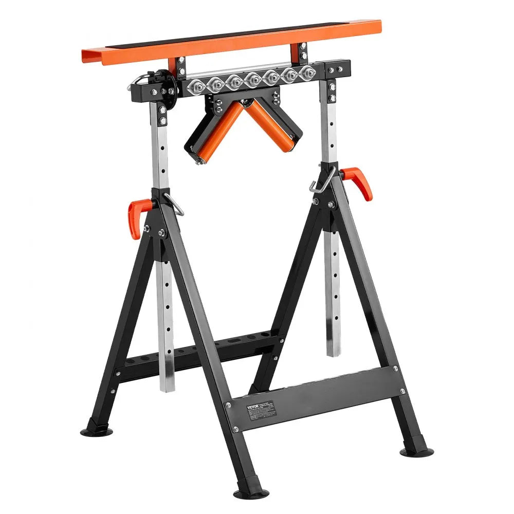 Rollenständer 200kg Rollenbock Höhenverstellbar 84-127cm Arbeitsbock Bock