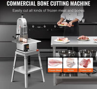 Fleischbandsäge 850W Edelstahl Knochen- & Fleischsäge