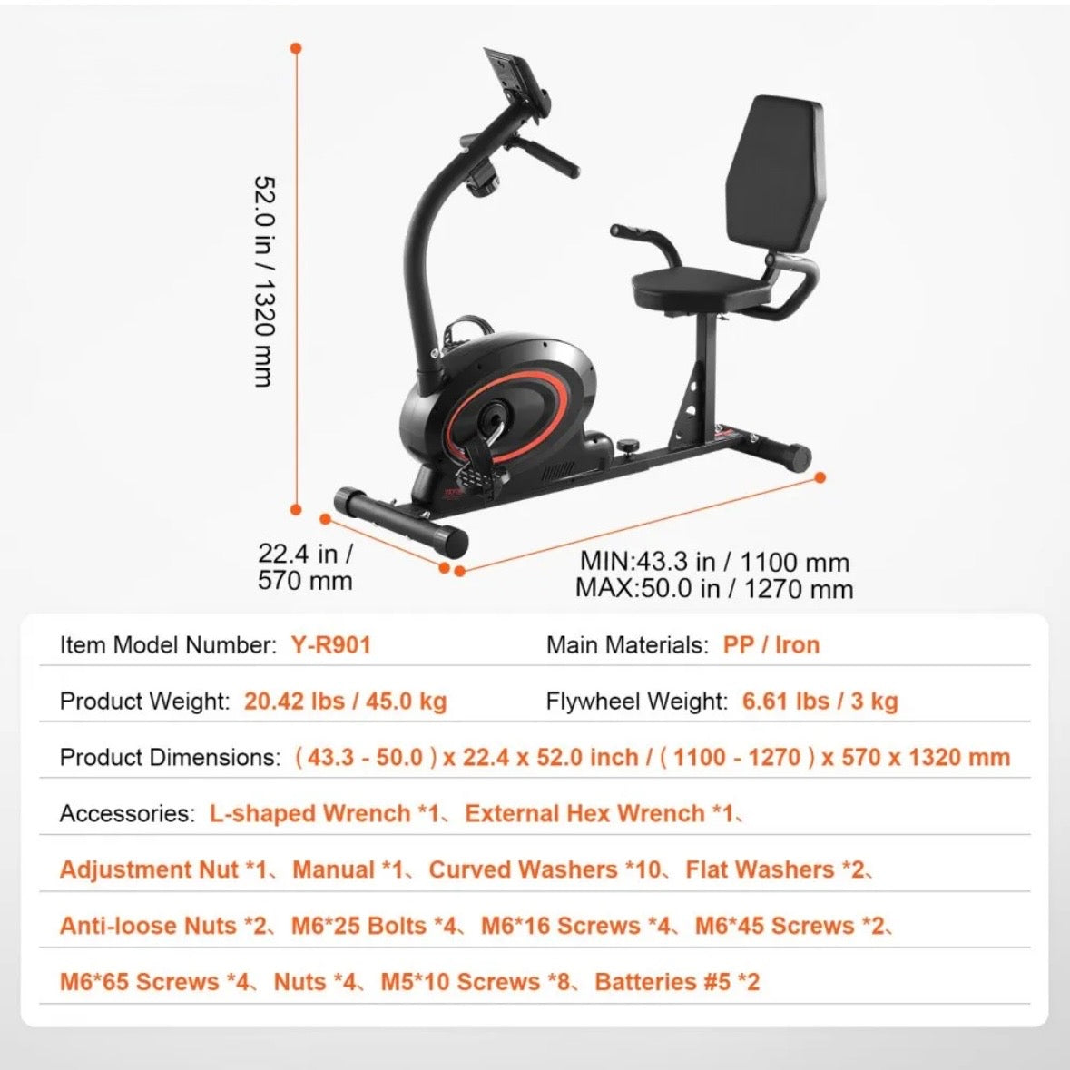 Liege-Heimtrainer Fahrrad