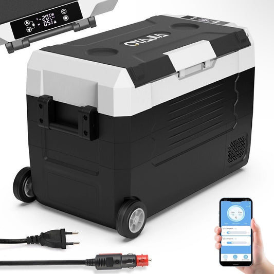 Kompressor-Kühlbox 55L Dual-Zone mit App-Steuerung