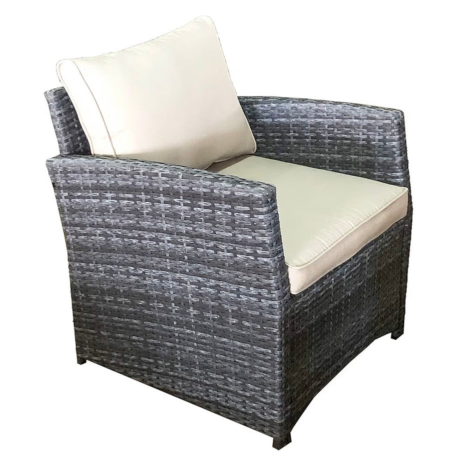 Gartenlounge Set Polyrattan Sitzgruppe 3-Sitzer Sofa