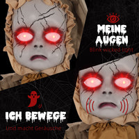 Halloween Animatronic Grusel Puppe Horrorpuppe Dekoration