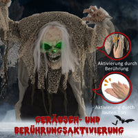 Halloween Animatronic Skelettgespenst 160cm Deko Skelett Geist