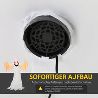 Halloween Aufblasbares Gespenst 240cm LED Beleuchtung Gartendeko