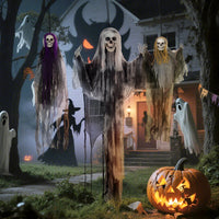 Halloween 3x Hängende Skelett Geister Deko Geist Verstellbare Arme