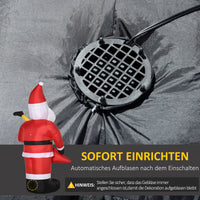 Aufblasbarer Weihnachtsmann 140cm Outdoor Weihnachtsdekoration Gebläse