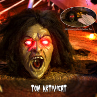 Halloween Kriechende Zombie Dekoration Sounds Lichter Batteriebetrieb