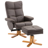 Relaxsessel mit Hocker Fernsehsessel Liegefunktion Kunstleder