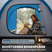 Tunnelzelt 2-3 Personen Campingzelt 426x206x154cm Wasserdicht