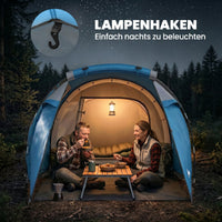 Tunnelzelt 2-3 Personen Campingzelt 426x206x154cm Wasserdicht