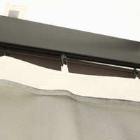 Ersatz-Netzvorhang 3x4m Gartenpavillons Fliegennetz Moskitonetz Polyester