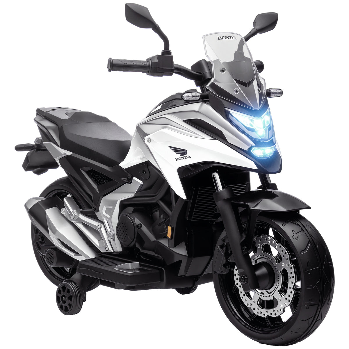 Kinder Elektro-Motorrad Honda 12V Kindermotorrad Stützräder Motorrad