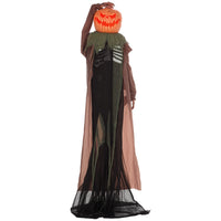 Halloween Animatronic Totenkopf Kürbis Deko Sensenmann Sound