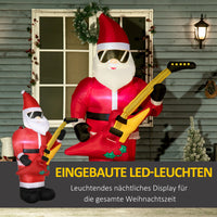 Aufblasbarer Weihnachtsmann 140cm Outdoor Weihnachtsdekoration Gebläse