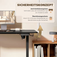 Stehpult Höhenverstellbar Computertisch Schreibtisch 140x70x116cm Tisch
