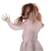Halloween Horrorpuppe 76cm Deko Soundeffekte Bewegungssensor Leuchtaugen
