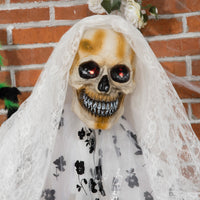 Halloween Animatronic Dekoration Geisterbraut Geist Skelett 170cm