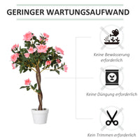 Kunstbaum Künstliche Pflanze Zementtopf Kunstpflanze Dekopflanze