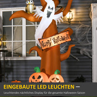 Halloween Aufblasbar LED 274cm Gartendeko Dekoration