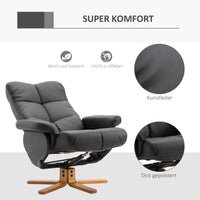 Relaxsessel mit Hocker Sessel Liegefunktion Fernsehsessel TV