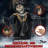 Halloween Geist 178cm Bewegungssensor LED-Lichter Soundfunktion Dekoration