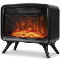Elektrokamin 1600W Heizung Thermostat 3D-Flammeneffekt Standkamin