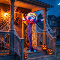 Clown Animatronic Halloween 167cm Dekoration Bewegungsmelder