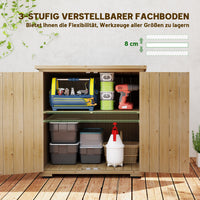 Aufbewahrungsbox Gartenschrank Gartenregal Gartenbox Kissenbox 77x88x90cm