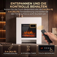 Elektrokamin Kaminsims Heizung TV-Stand Fernbedienung 50 Zoll 75cm