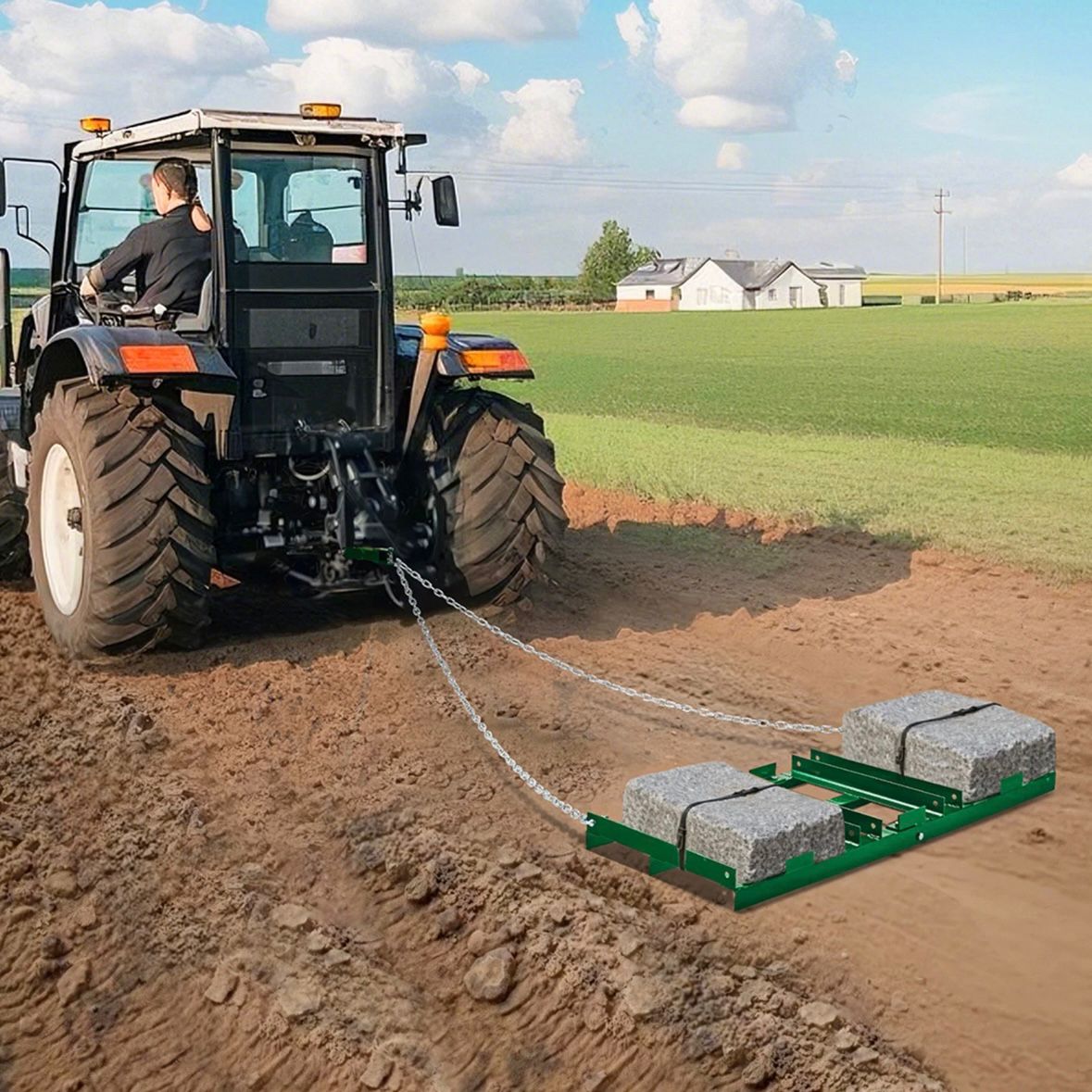 Schleppegge Rechen Egge 122cm Traktor/ATV