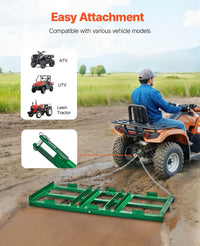 Schleppegge Rechen Egge 122cm Traktor/ATV