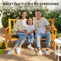 Gartenbank Holzbank Sitzbank mit Tisch
