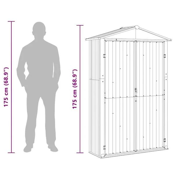 Gartenschrank Geräteschrank Werkzeugschrank Metallschrank Gerätehaus