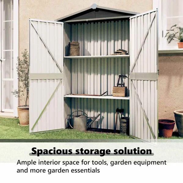 Gartenschrank Geräteschrank Werkzeugschrank Metallschrank Gerätehaus