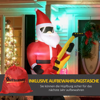 Aufblasbarer Weihnachtsmann 140cm Outdoor Weihnachtsdekoration Gebläse