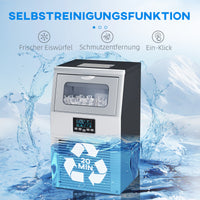 Eiswürfelmaschine LED Beleuchtung Eiswürfelbereiter Eismaschine