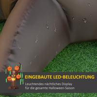 Halloween Aufblasbarer Spukbaum Kürbis Deko Figur LED Beleuchtung 240cm
