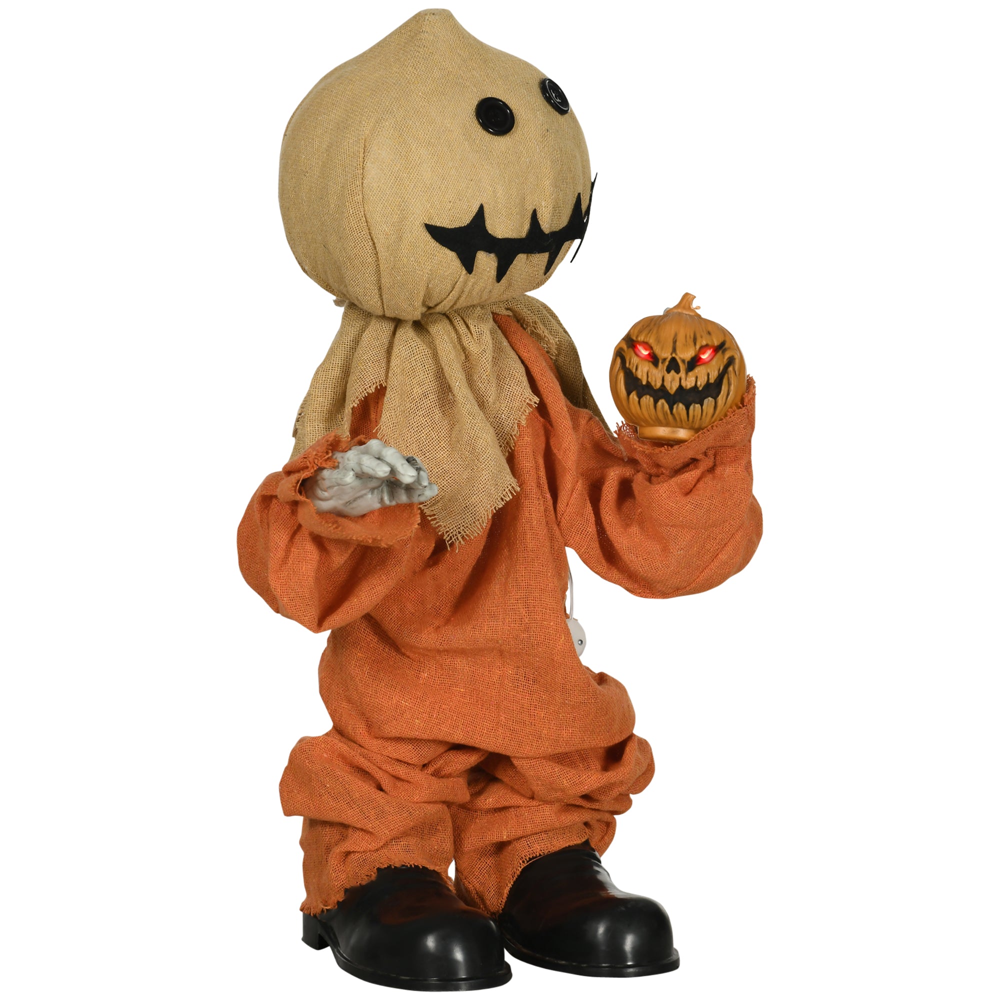 Halloween Vogelscheuche Dekoration Beweglich Geräusche Batteriebetrieben