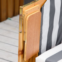 Strandkorb Fußstützen Klapptisch Nackenrollen Outdoormöbel Gartenmöbel