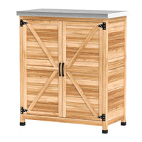 Gartenschrank Gartenmöbel Arbeitstisch Gartenregal Arbeitsbank Arbeitsplatte