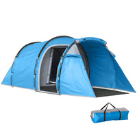 Tunnelzelt 2-3 Personen Campingzelt 426x206x154cm Wasserdicht
