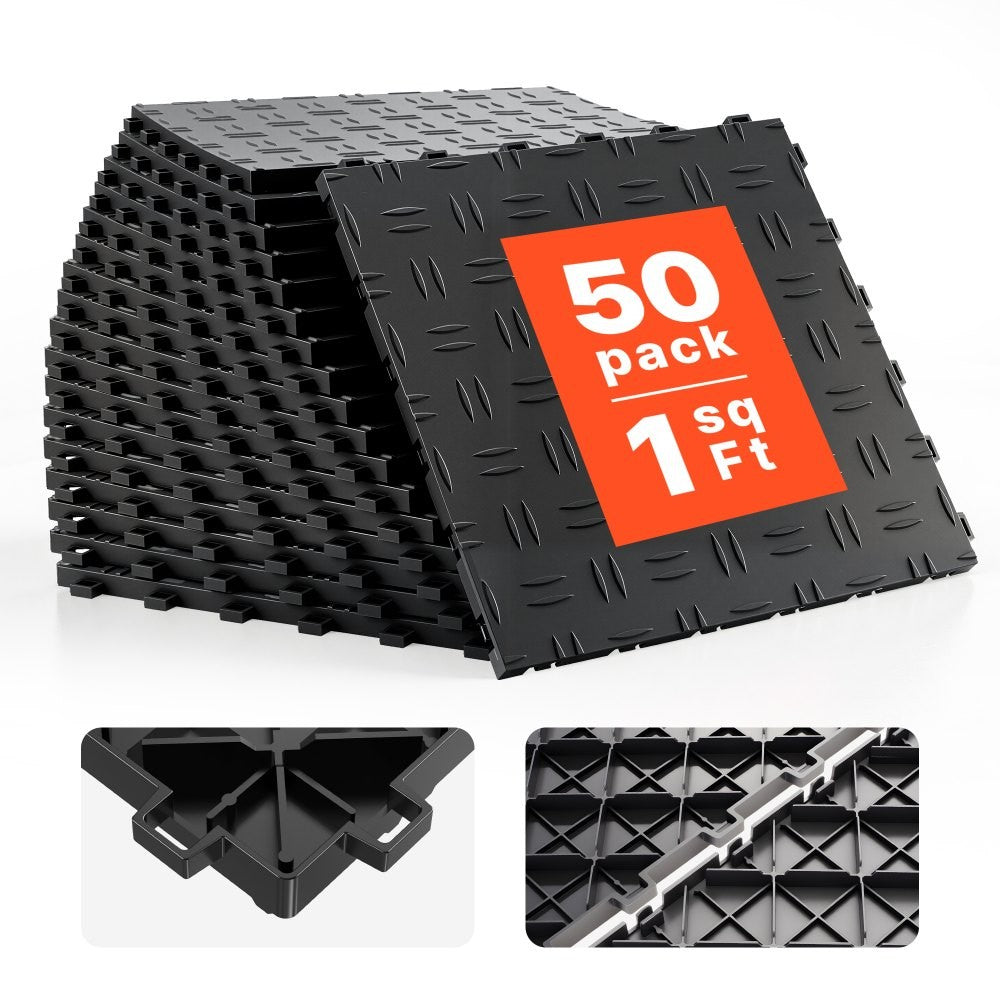 50x Garagenboden Bodenfliesen Bodenbelag Bodenbeschlag 30,5x30,5cm