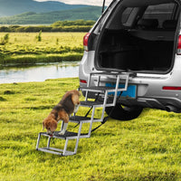 Hundetreppe Rampe Hunderampe Einstiegshilfe Hund 5-Stufen bis 68 kg