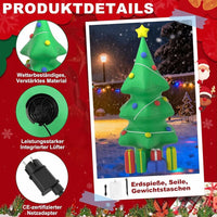 150cm Aufblasbarer Weihnachtsbaum LED Beleuchtung Weihnachtsdeko