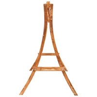 Bugholz Schaukelgestell Teak-Finish Massivholz Hollywoodschaukel 176cm