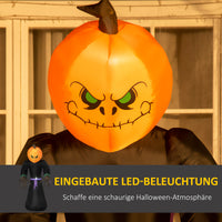 Halloween Aufblasbarer Kürbisgeist LED Beleuchtung Halloween Deko Outdoor