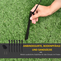 Aufblasbarer Weihnachtsmann Schlitten LED 240x57x112cm Wasserdicht Dekoration